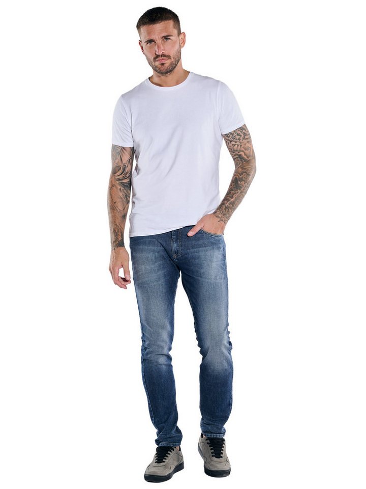 emilio adani Stretch-Jeans Herren Jeans, Brilliantblau – Bild 3 von 5
