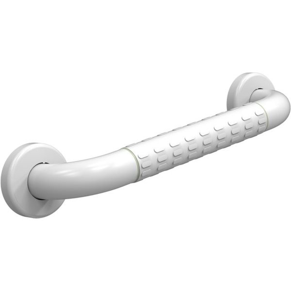 EMKE Haltegriff mit Nylon-Leuchtring, Badezimmer-rutschfester Bad haltegriff, 30 cm / 40 cm / 50 cm, Weiß, Aluminium-Kern, Nachtleuchtfunktion