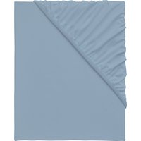 EMMA Jersey-Spannbettlaken, 180-200 x 200 cm (Blau)