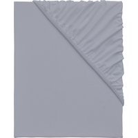 EMMA Jersey-Spannbettlaken, 180-200 x 200 cm (Grau)