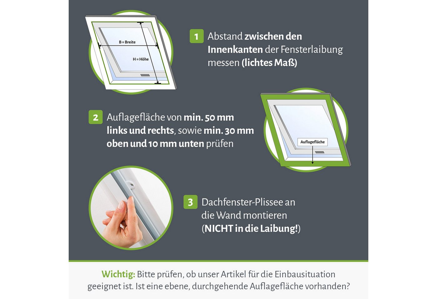 empasa Dachfensterplissee "MASTER DUO", verdunkelnd, Alu Führungsprofile, 2-in-1 Lösung Sonnen- & Insektenschutz – Bild 5 von 5
