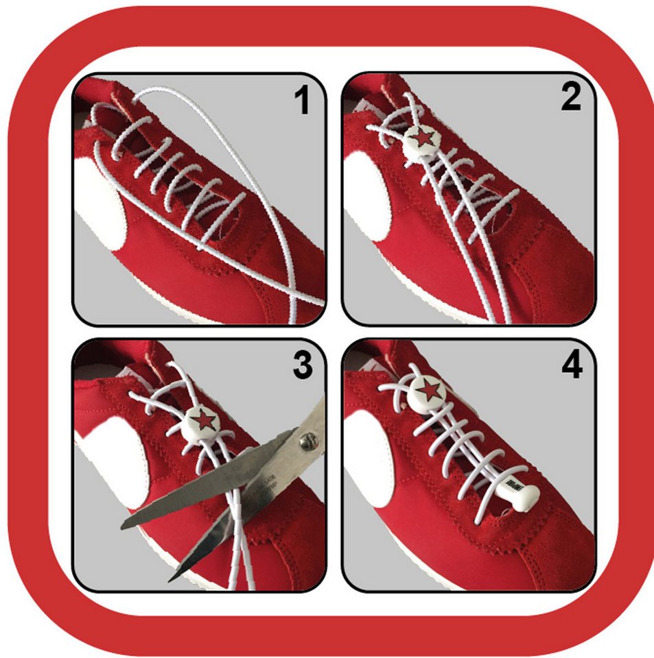 Empire Schnürsenkel Quick Laces - Elastische Schnürung mit Schnellverschlusssystem – Bild 3 von 3
