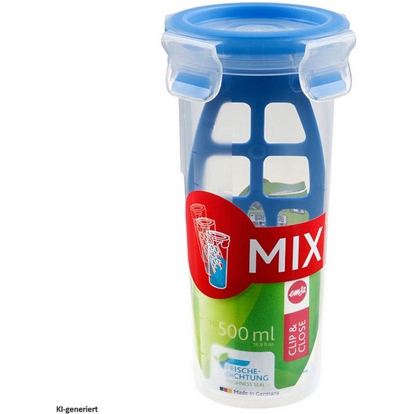 Emsa Dressing Shaker Mixbecher Clip Close, Kunststoff