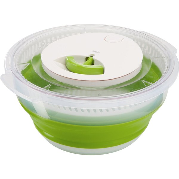 EMSA Falt-Salatschleuder 'BASIC' 4,0 l, transparent/grün