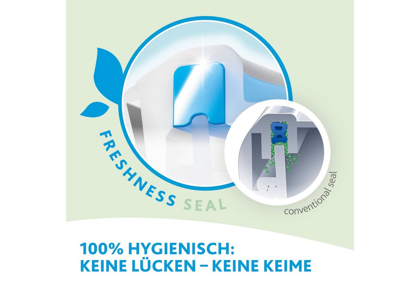 Emsa Frischhaltedose Clip & Close, Kunststoff, (Set, 3-tlg), 0,55/1/2,2L, auslaufsicher, hygienisch, innovative Deckeltechnologie – Bild 5 von 5
