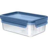 EMSA Frischhaltedose "Clip und Close" 1,0 l, transparent/blau