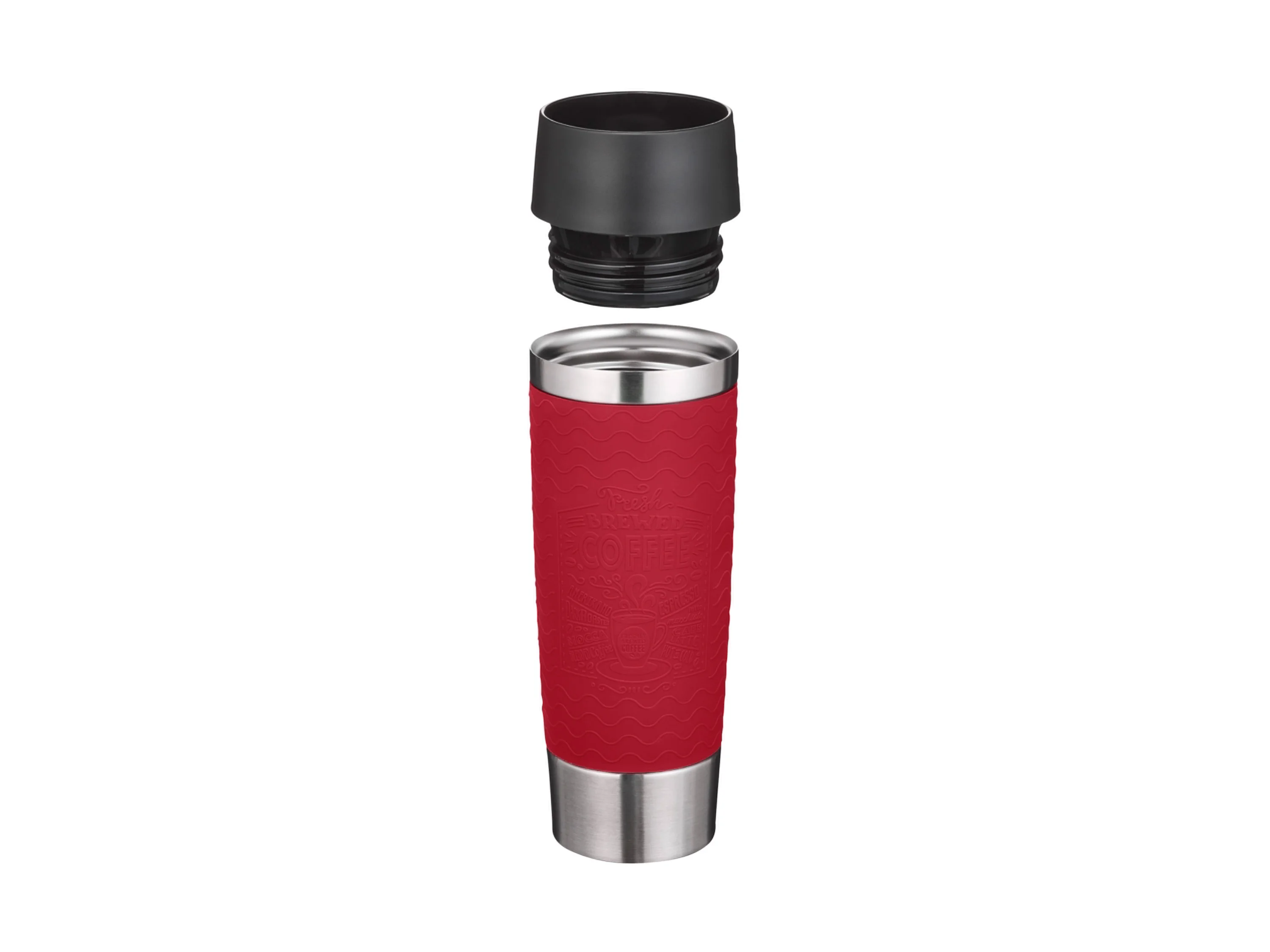 EMSA Isolierbecher TRAVEL MUG, 500 ml (Rot) – Bild 2 von 4