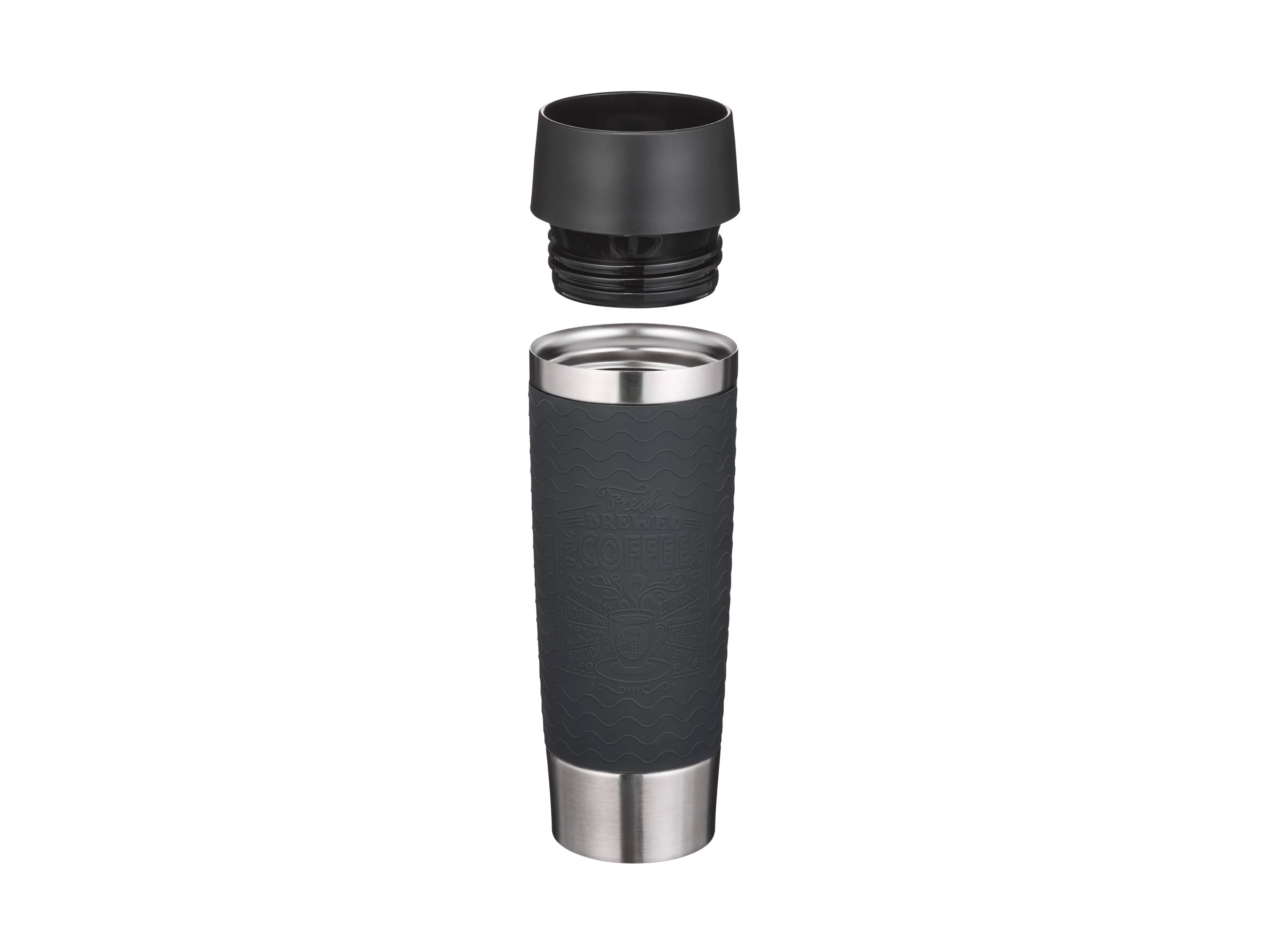 EMSA Isolierbecher TRAVEL MUG, 500 ml (Anthrazit) – Bild 3 von 4