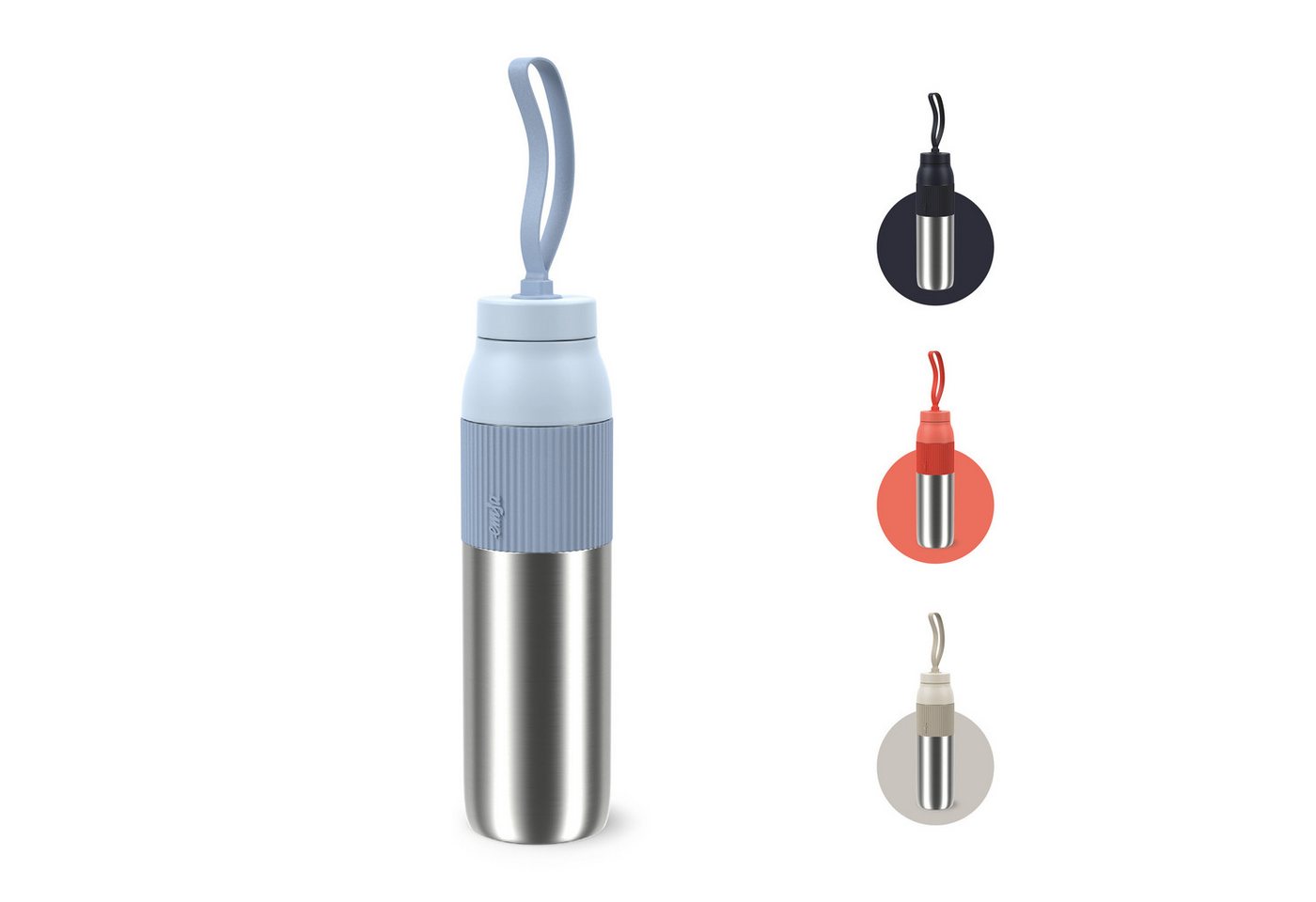 Emsa Isolierflasche beYou Twist, mit integriertem Sieb und Trageband, 100% dicht, spülmaschinengeeignet – Bild 2 von 5
