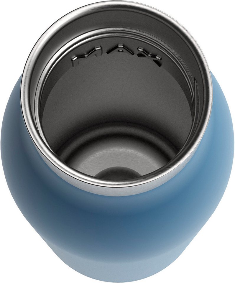 Emsa Isolierflasche Trinkflasche Bludrop, Edelstahl, Quick-Press Deckel, 360° Trinkgenuss, 12h warm/24h kühl – Bild 5 von 5