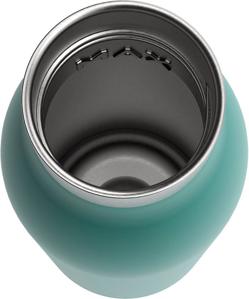 Emsa Isolierflasche Trinkflasche Bludrop, Edelstahl, Quick-Press Deckel, 360° Trinkgenuss, 12h warm/24h kühl – Bild 5 von 5