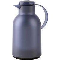 EMSA Isolierkanne "SAMBA" Quick Press, 1,5 l, transluzent/blau-grau