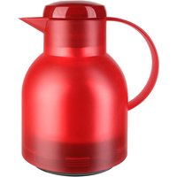 EMSA Isolierkanne 'SAMBA' Quick Press, 1,0 l, rot transluzent