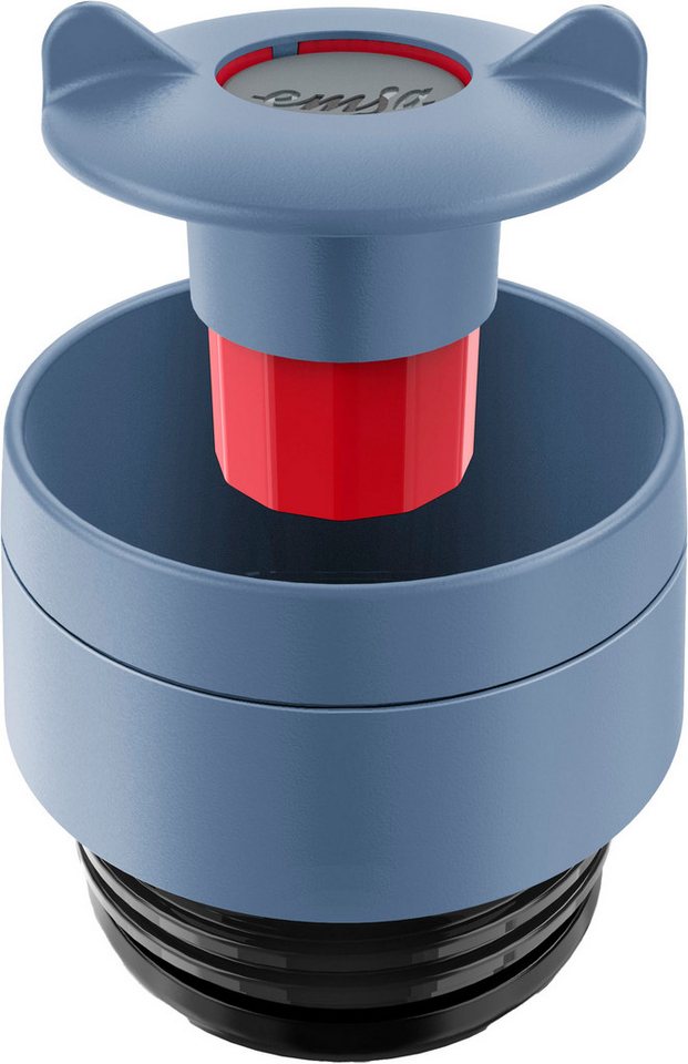 Emsa Thermobecher Travel Mug Eco, 1-tlg., Edelstahl, 0,36 Liter, auslaufsicher, 8h kalt, 4h warm, 360° Trinköffnung – Bild 4 von 5
