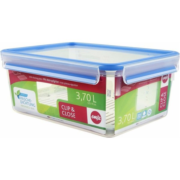 Emsa Vorratsdose CLIP & CLOSE Frischhaltedose 3,7 Liter