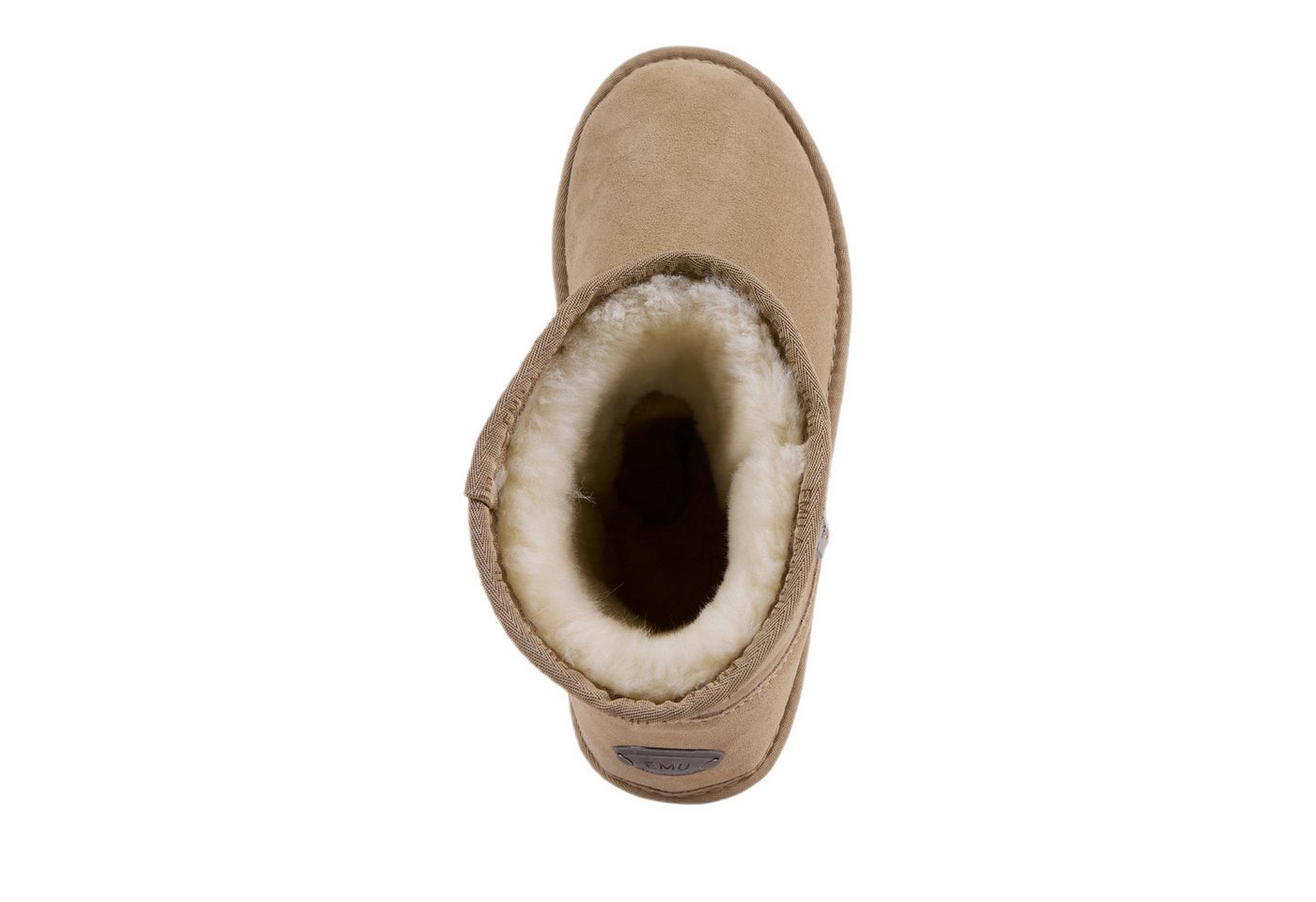 Emu Australia Platinum Stinger Slim Mini (Schafsleder, Wildleder) sandbraun Damen Winterstiefel – Bild 5 von 5