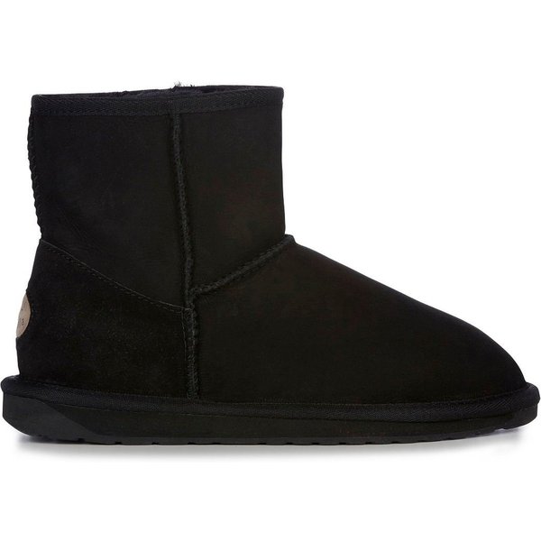 Emu Australia Stinger Mini (weiches doppelseitiges Lammfell) schwarz Damen Winterstiefel