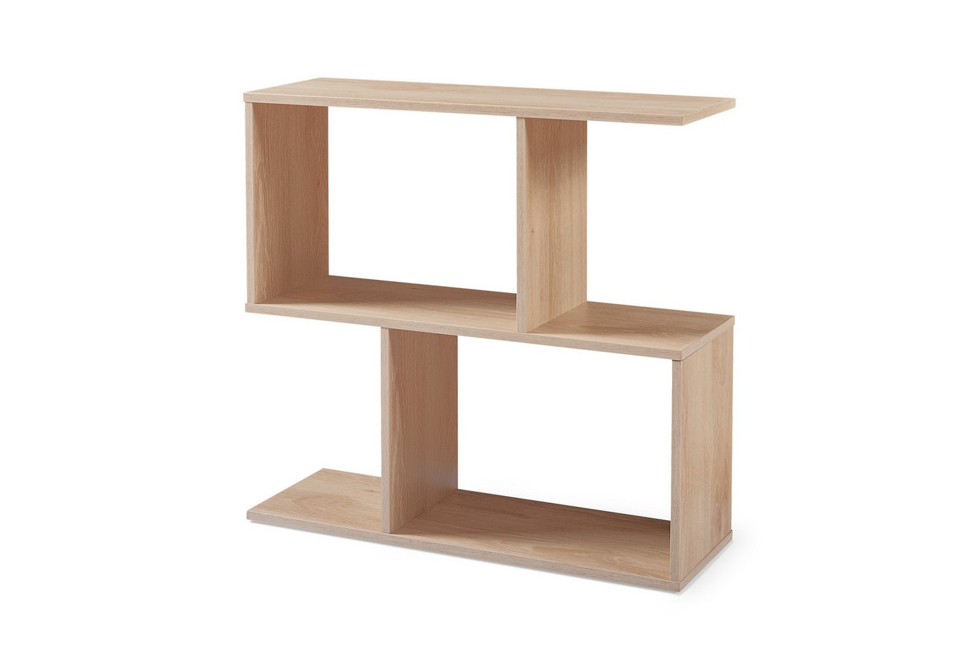 en.casa Beistelltisch, »Koxjö« mit Stauraum 57 x 60 x 20 cm Eicheoptik – Bild 4 von 5
