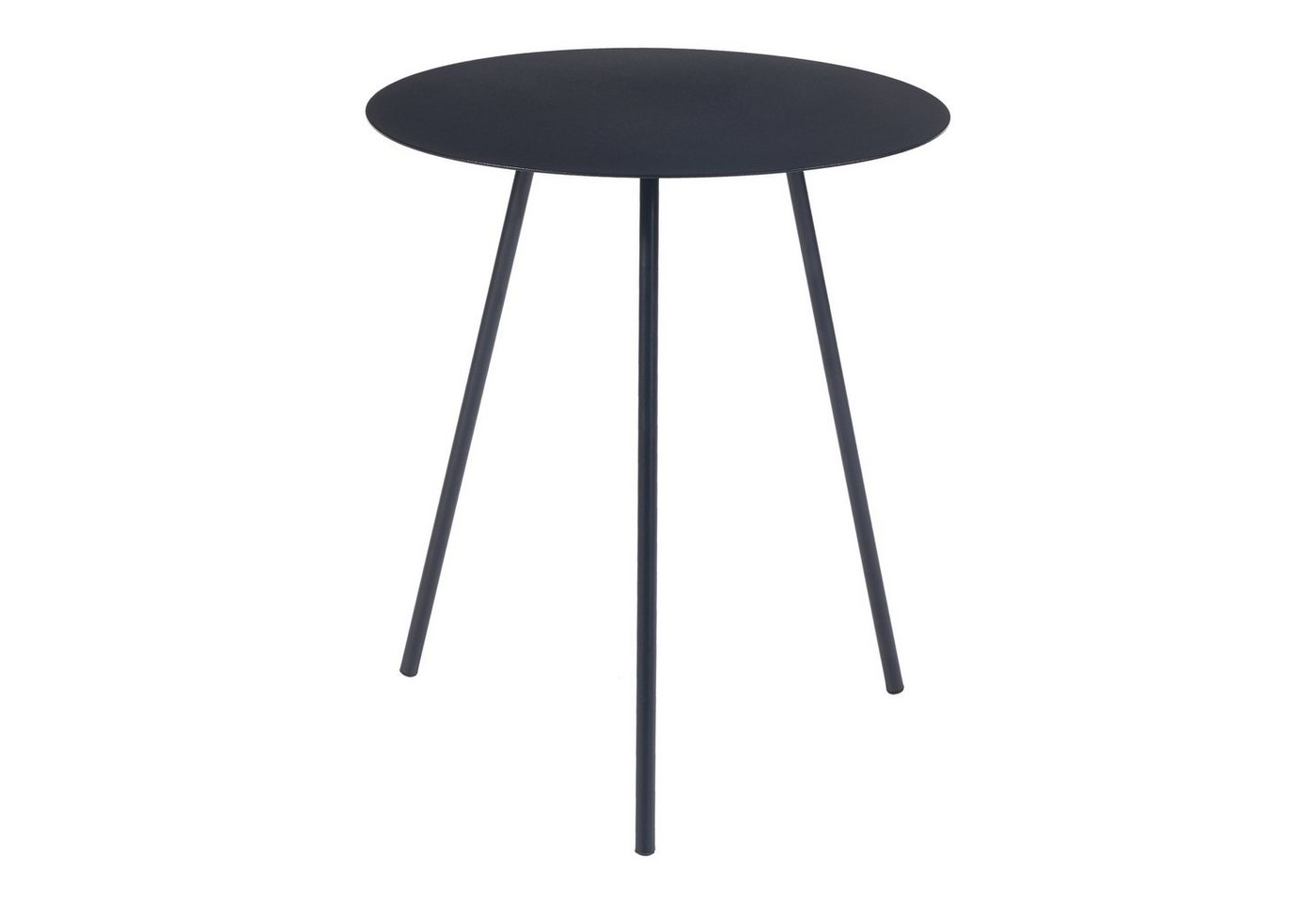en.casa Beistelltisch, »Sula« aus Metall Schwarz 45xØ40cm – Bild 2 von 5