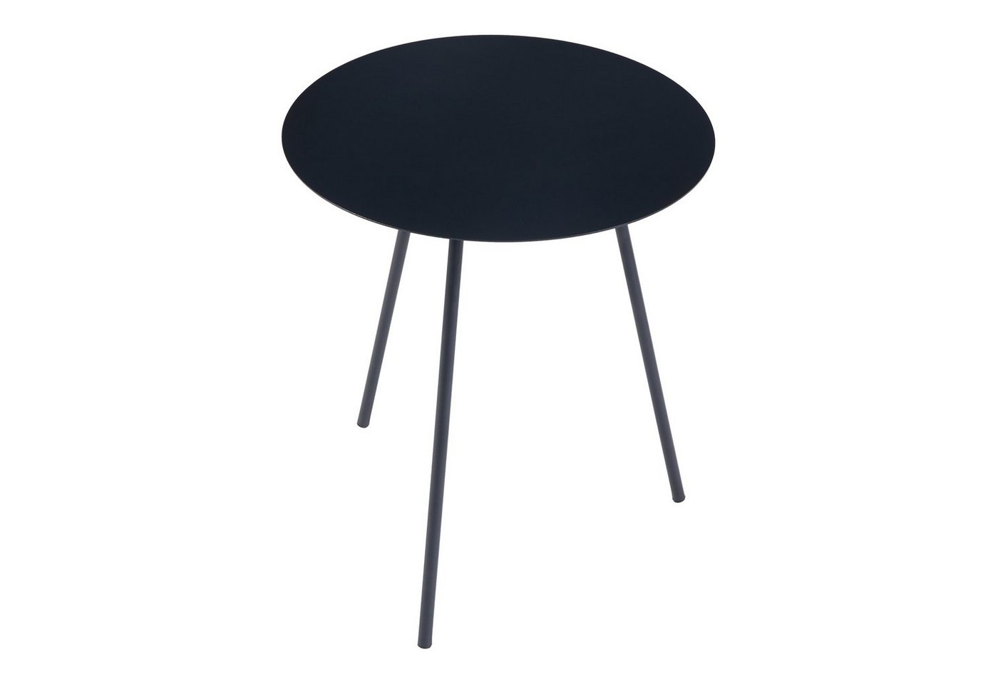 en.casa Beistelltisch, »Sula« aus Metall Schwarz 45xØ40cm – Bild 4 von 5