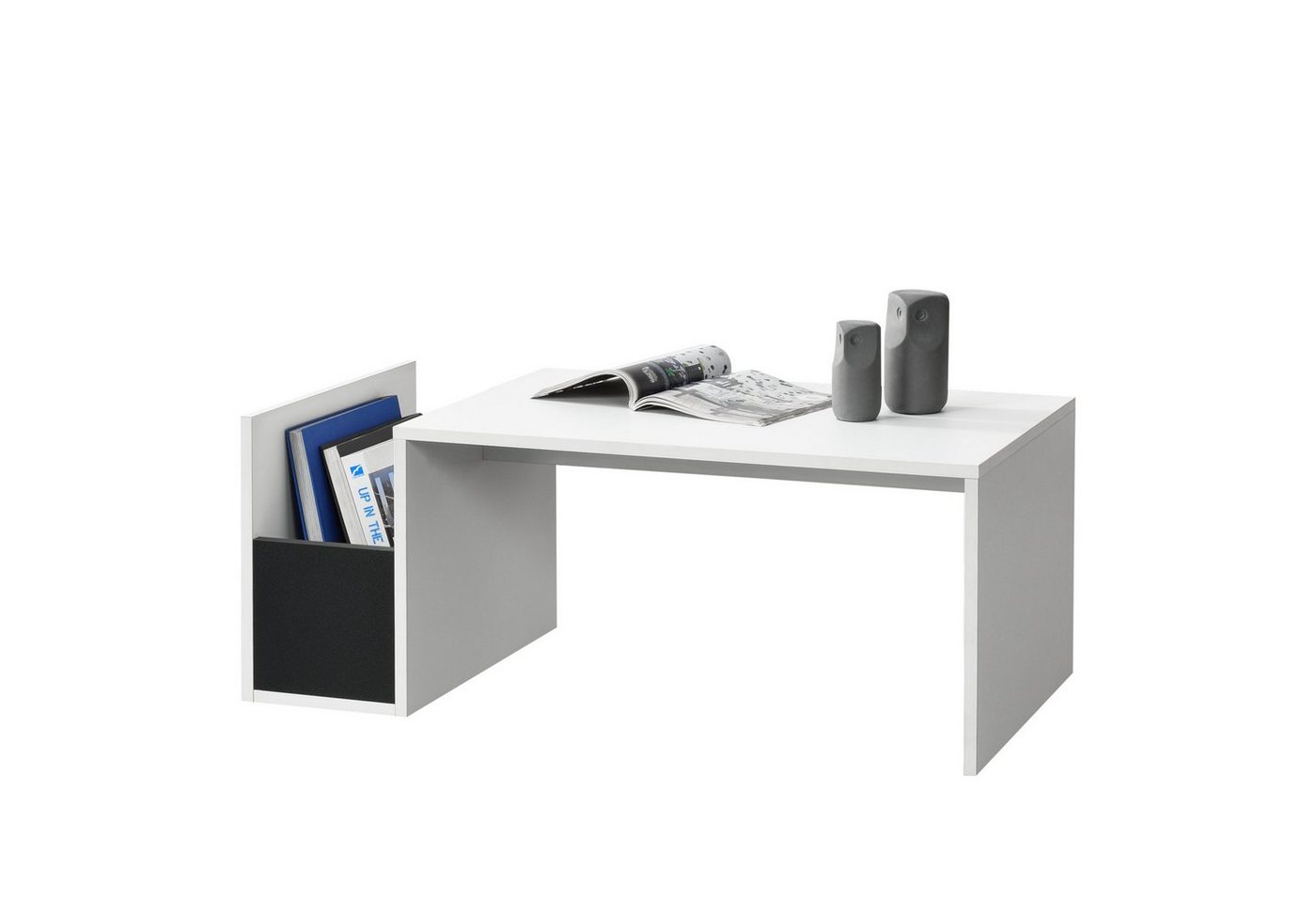 en.casa Couchtisch, Bollnäs Wohnzimmertisch 90x45x35cm Weiß – Bild 2 von 5