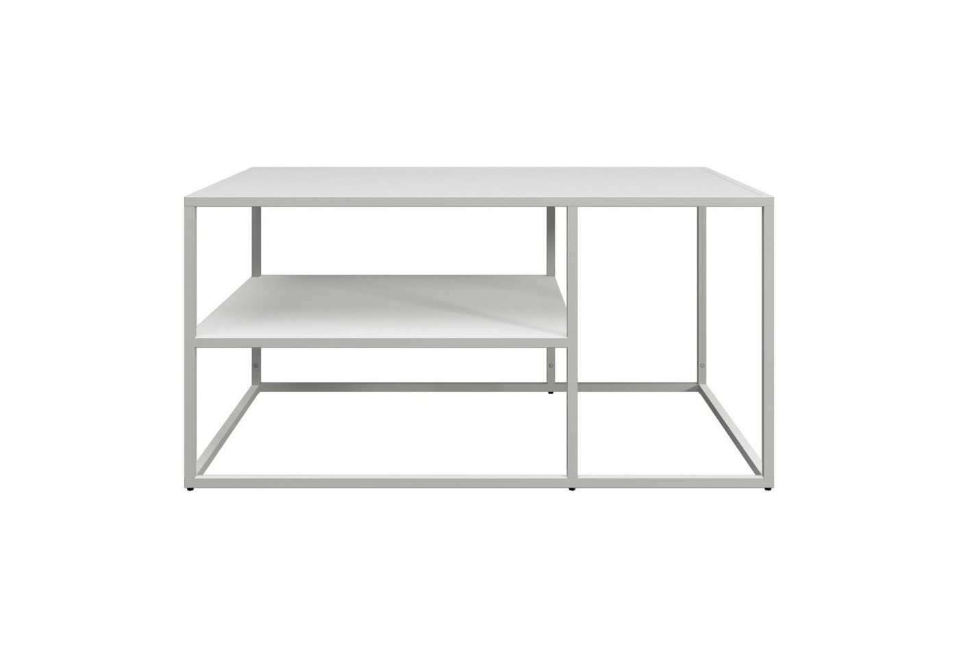 en.casa Couchtisch, »Solund« Beistelltisch Stahl 45x90x60 cm Weiß – Bild 5 von 5