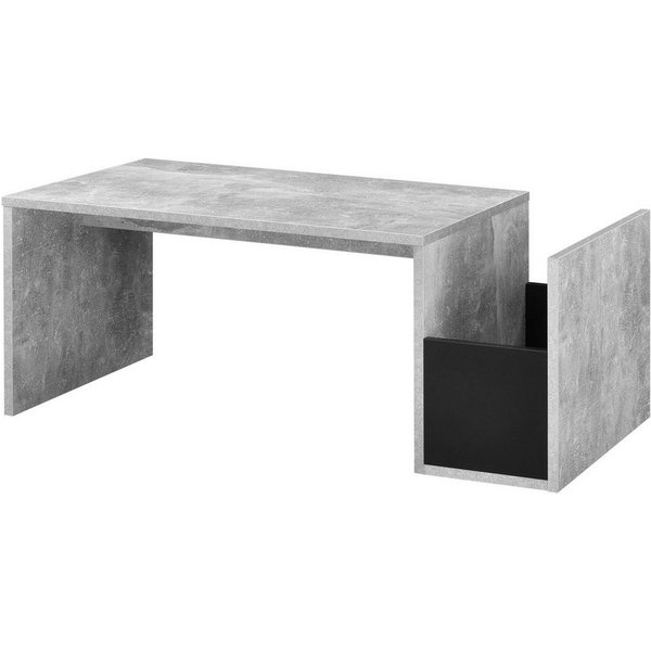 en.casa Couchtisch, Bollnäs Wohnzimmertisch 90x45x35cm Betonoptik