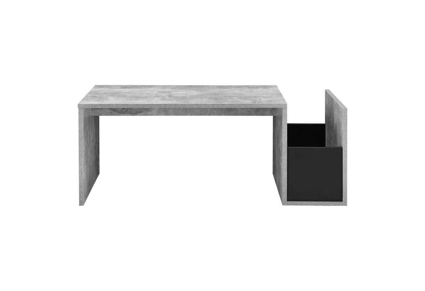 en.casa Couchtisch, Bollnäs Wohnzimmertisch 90x45x35cm Betonoptik – Bild 4 von 5