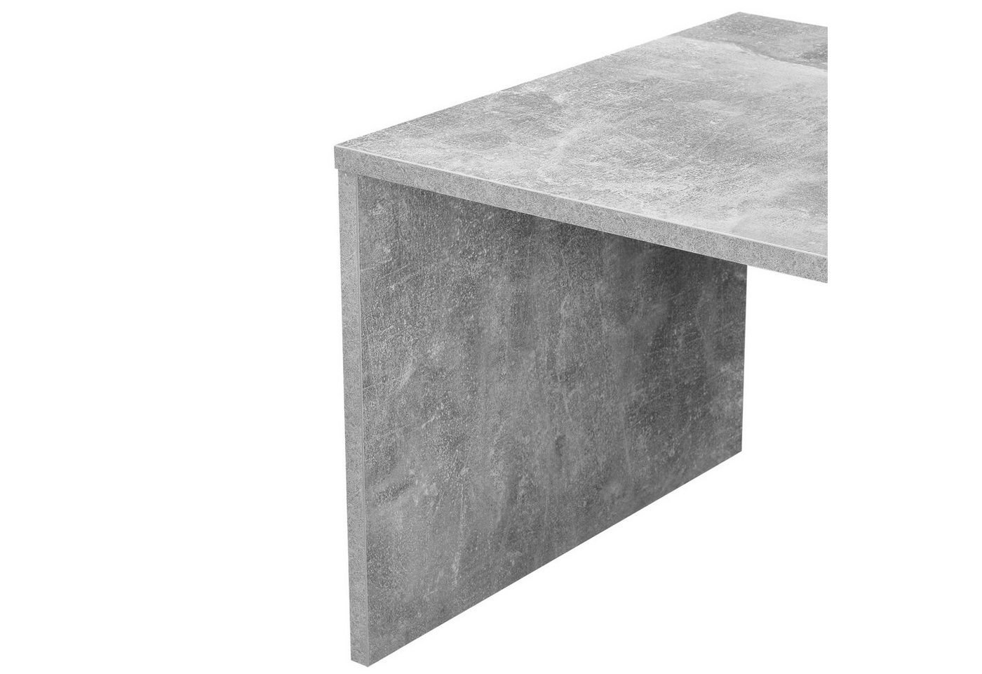 en.casa Couchtisch, Bollnäs Wohnzimmertisch 90x45x35cm Betonoptik – Bild 5 von 5
