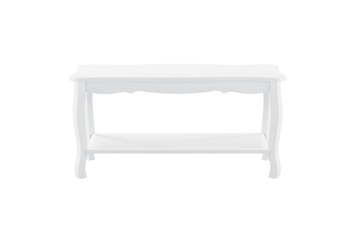 en.casa Couchtisch, Couchtisch »Pearl« - Weiß - 87,5 x 40 x 42 cm – Bild 3 von 5