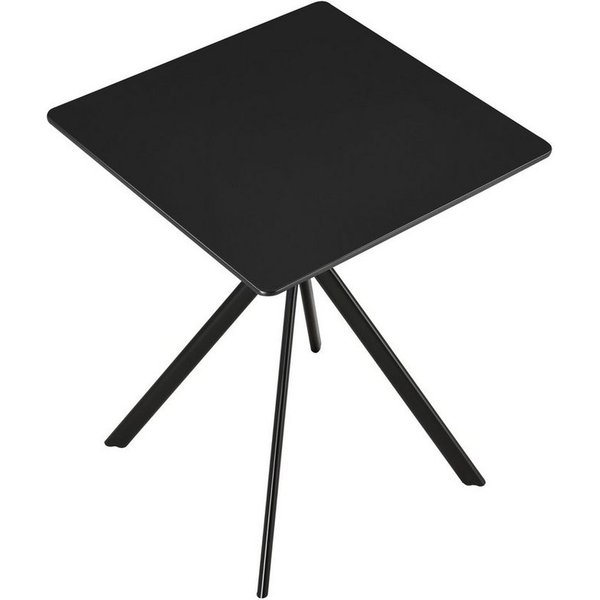 en.casa Esstisch, »Ankara« Küchentisch 60 x 60 x 75 cm Schwarz