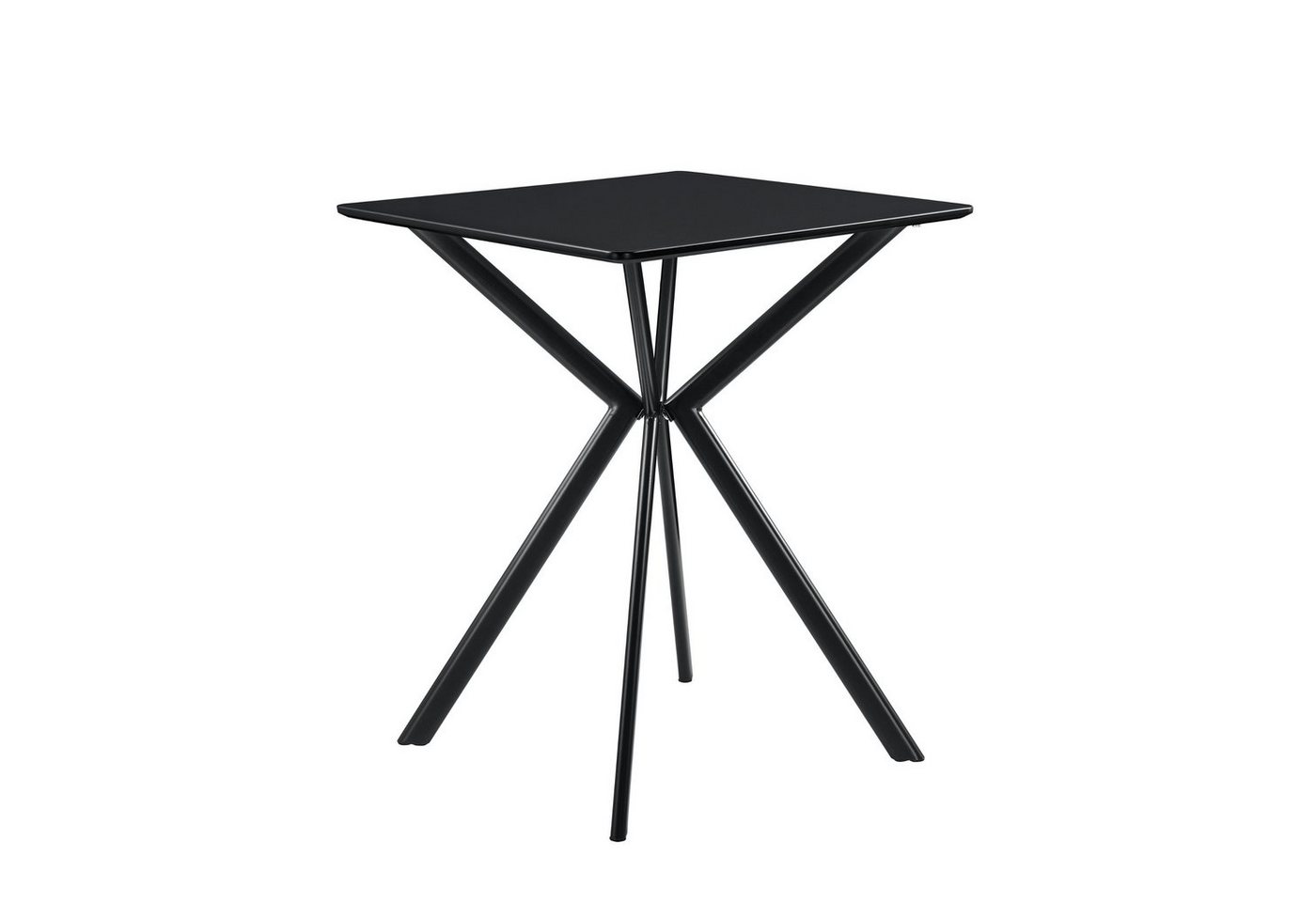 en.casa Esstisch, »Ankara« Küchentisch 60 x 60 x 75 cm Schwarz – Bild 3 von 5