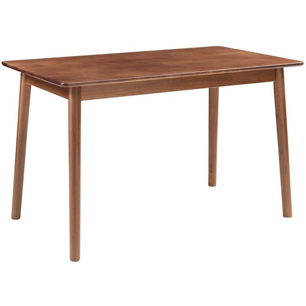 en.casa Esstisch, »Klijori« 140x70x74 cm rechteckig Holz Walnussoptik
