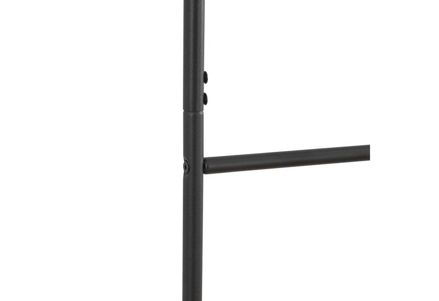 en.casa Handtuchleiter, »Bodø« mit 4 Sprossen Stahl 176 x 38 cm Schwarz – Bild 5 von 5