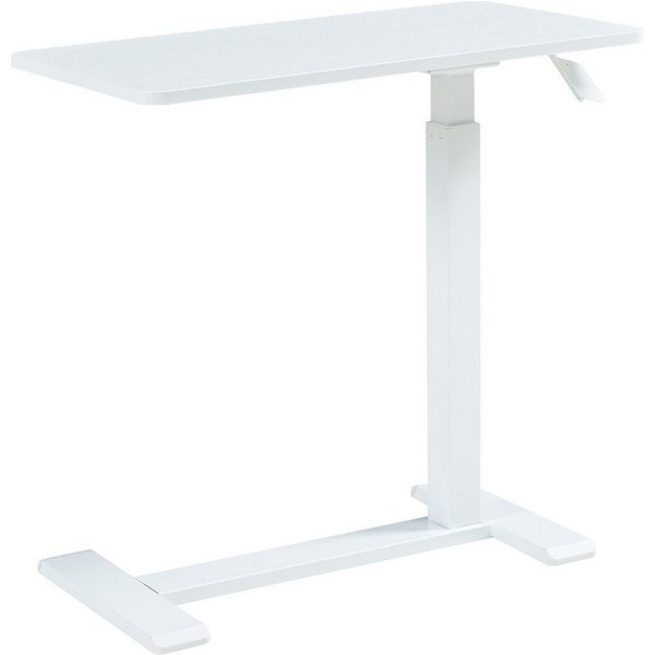 en.casa Laptoptisch, höhenverstellbar »Klirg« rollbar 66-92x68x36 cm Weiß