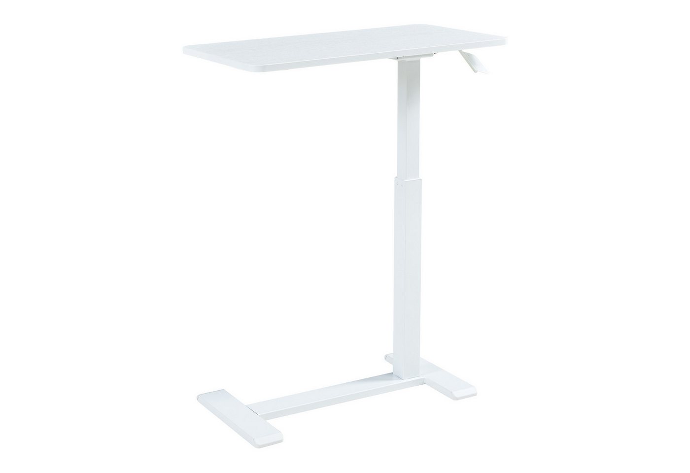 en.casa Laptoptisch, höhenverstellbar »Klirg« rollbar 66-92x68x36 cm Weiß – Bild 5 von 5