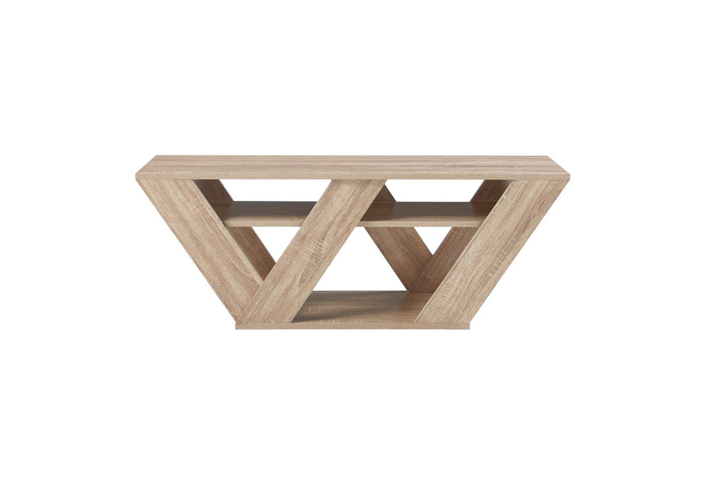 en.casa Lowboard, »Nome« Fernsehtisch 110x30x40cm Eicheoptik – Bild 4 von 5