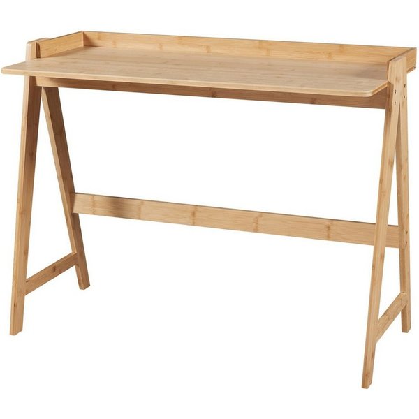 en.casa Schreibtisch, »Härryda« Bambus 107x47x81cm Natur