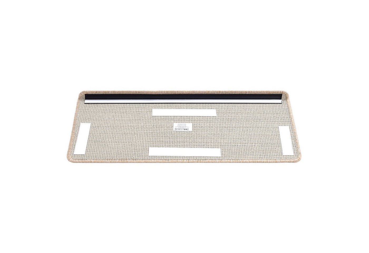 en.casa Stufenmatte, rechteckig, 15er Set Treppenmatten rechteckig 65x24cm selbstklebend Beige – Bild 5 von 5