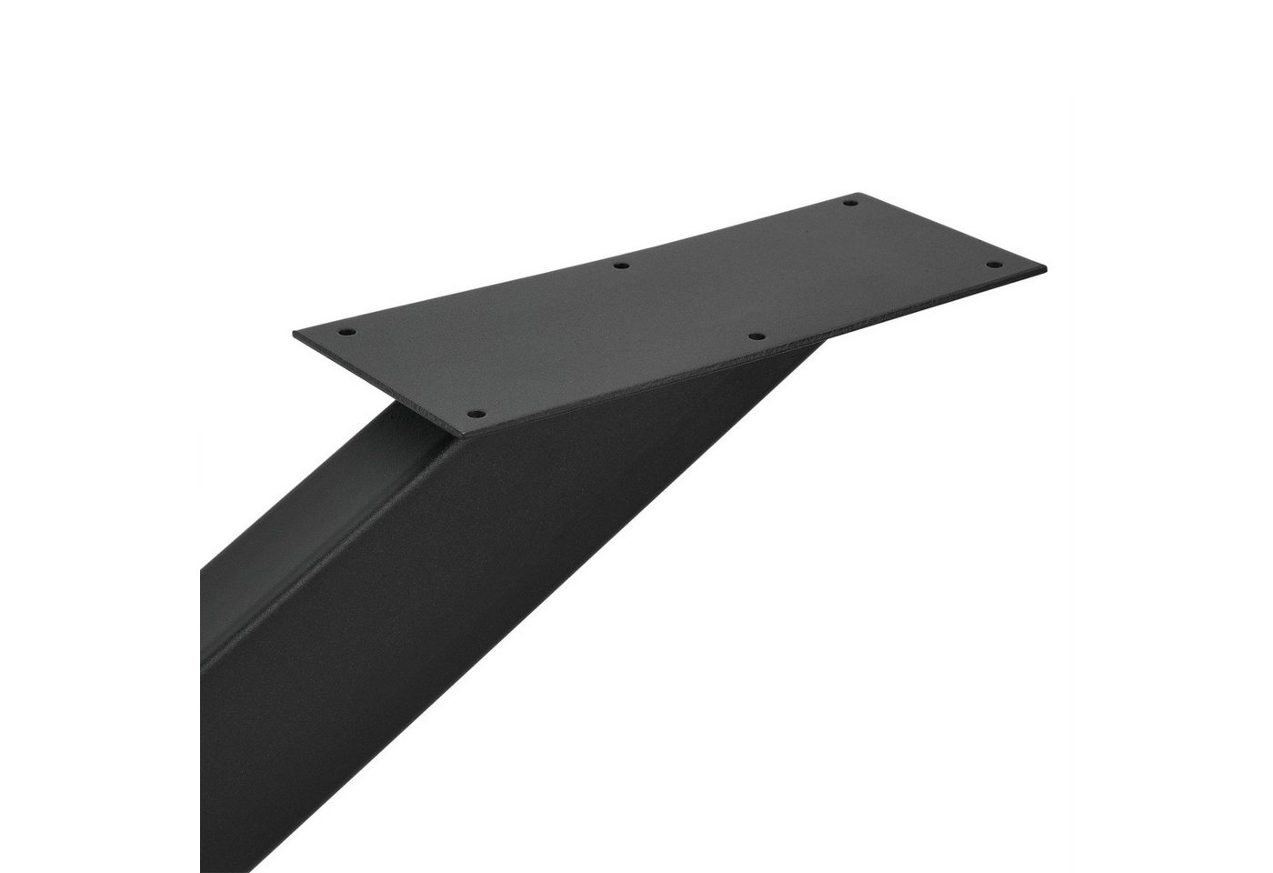 en.casa Tischgestell (1-St), »Oberau« Stahl 98 x 58 x 43 cm Schwarz – Bild 5 von 5