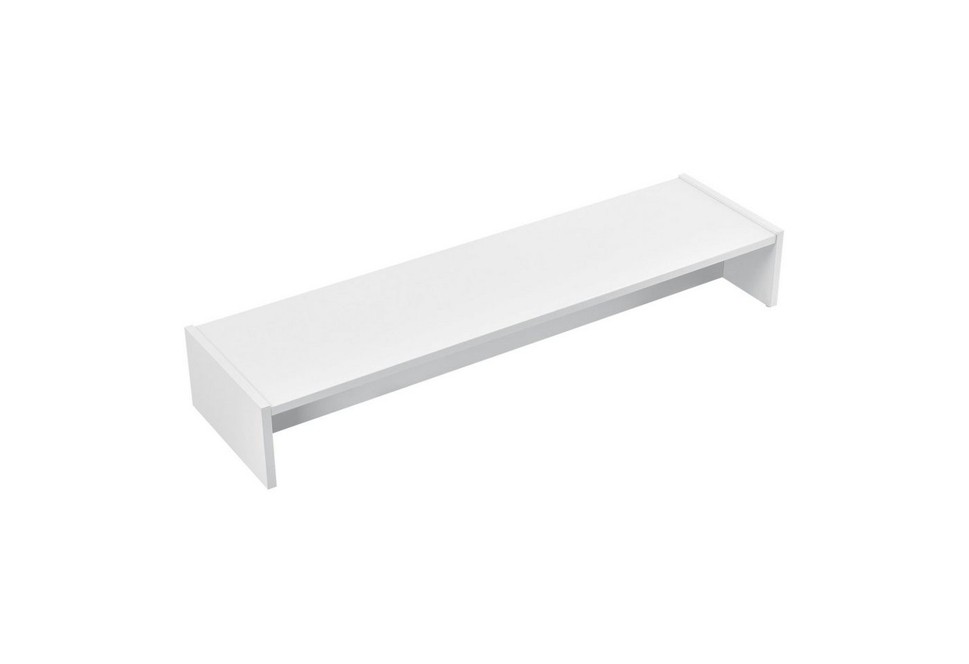 en.casa TV-Regal, »Flensberg« Monitorerhöhung 100x27x15cm - Weiß – Bild 3 von 5