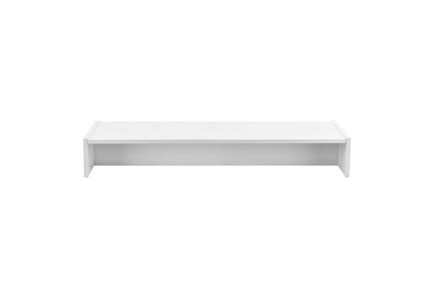 en.casa TV-Regal, »Flensberg« Monitorerhöhung 100x27x15cm - Weiß – Bild 4 von 5