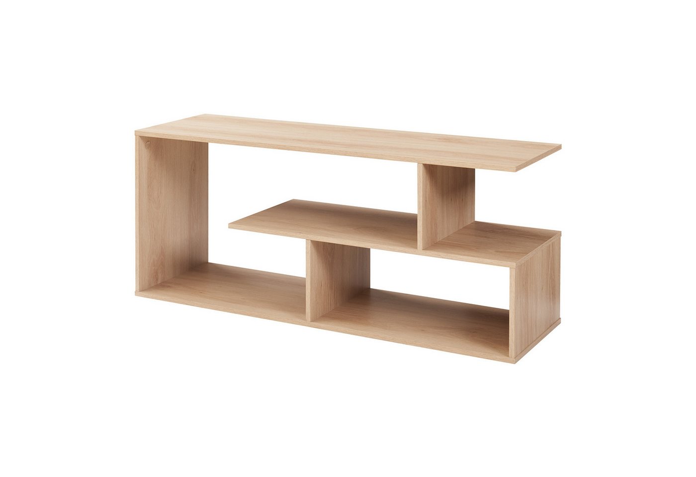 en.casa TV-Regal, »Anän« offen 100 x 30 x 42 cm Eicheoptik – Bild 3 von 5