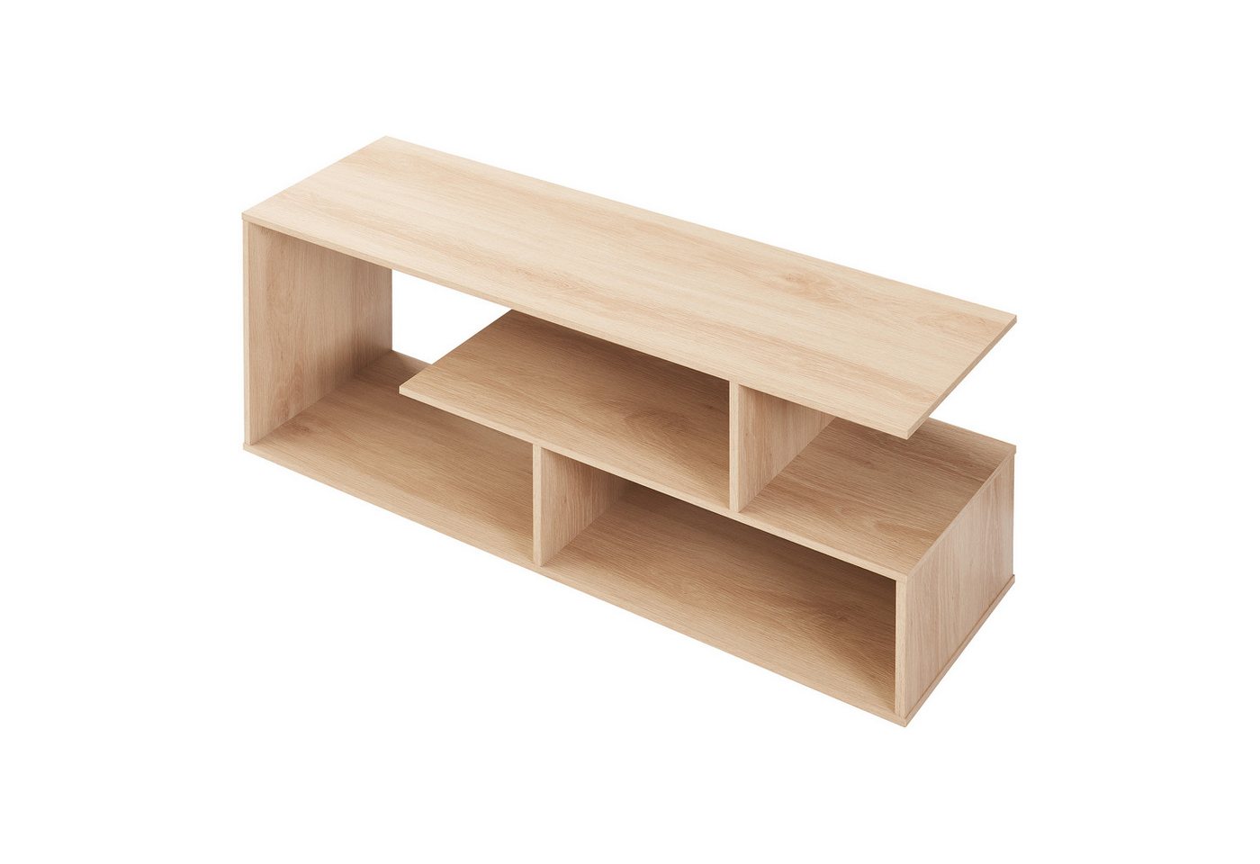 en.casa TV-Regal, »Anän« offen 100 x 30 x 42 cm Eicheoptik – Bild 5 von 5