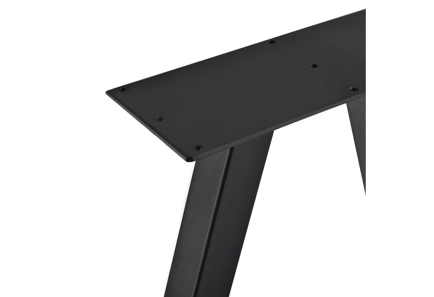 en.casa Untergestell, 2x Tischgestell Tischbeine »Makers« 40x12x40 schwarz – Bild 3 von 5
