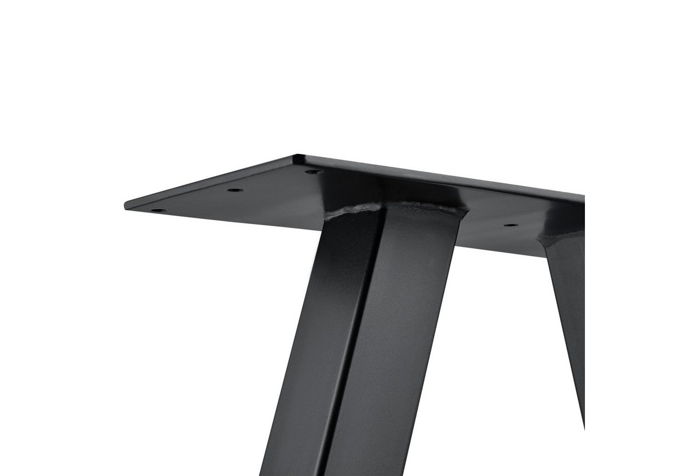 en.casa Untergestell, 2x Tischgestell Tischbeine »Makers« 40x12x40 schwarz – Bild 5 von 5