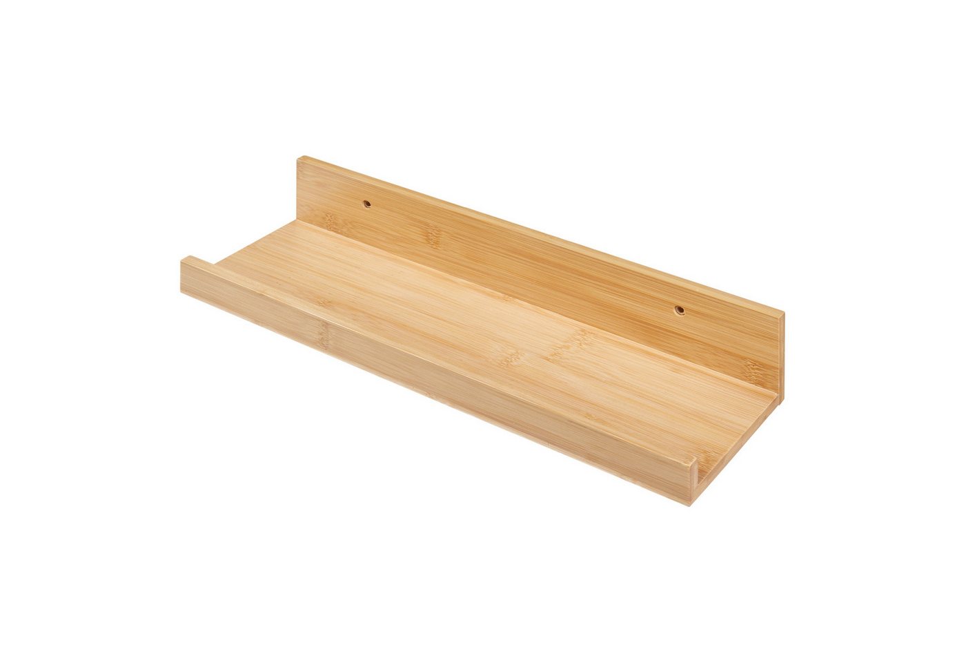 en.casa Wandregal, 3-tlg., »Gildeskål« Bambus Regal-Set 40x13x7cm Natur – Bild 5 von 5