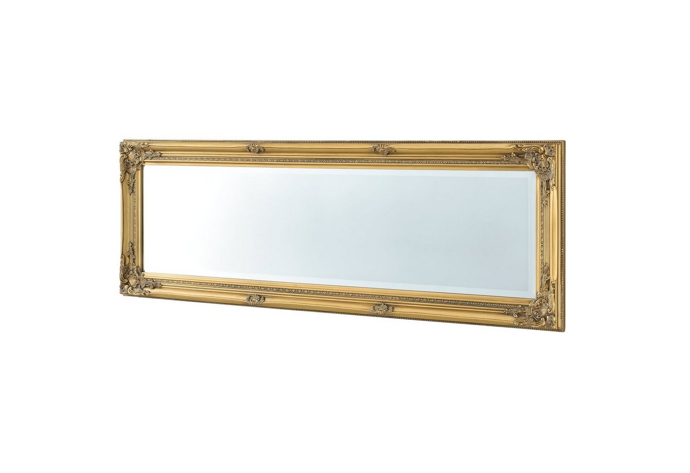 en.casa Wandspiegel, »Livorno« Ganzkörperspiegel 132 x 42 cm Antik Spiegel Goldfarben – Bild 3 von 5