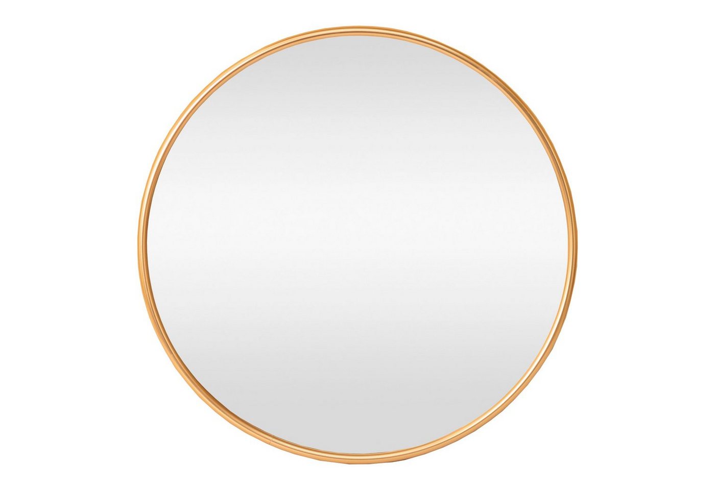 en.casa Wandspiegel, »Ordona« Hängespiegel Ø60cm Gold – Bild 3 von 5