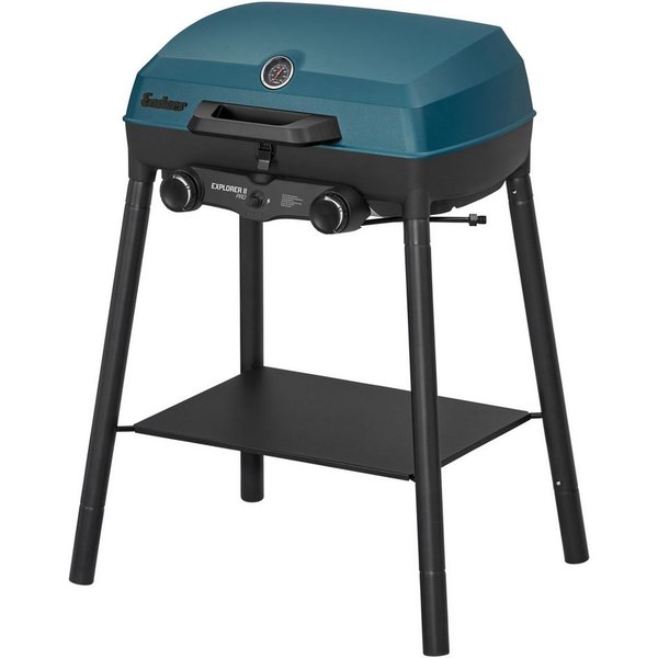 Enders® Gasgrill Campinggrill Explorer II PRO, robustes Gehäuse und Garhaube aus langlebigem und leichtem Aluguss